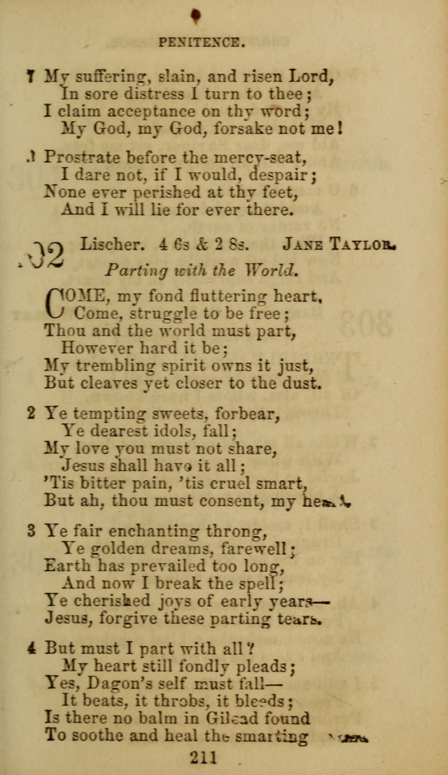 Hymn Book of the Methodist Protestant Church. (11th ed.) page 213