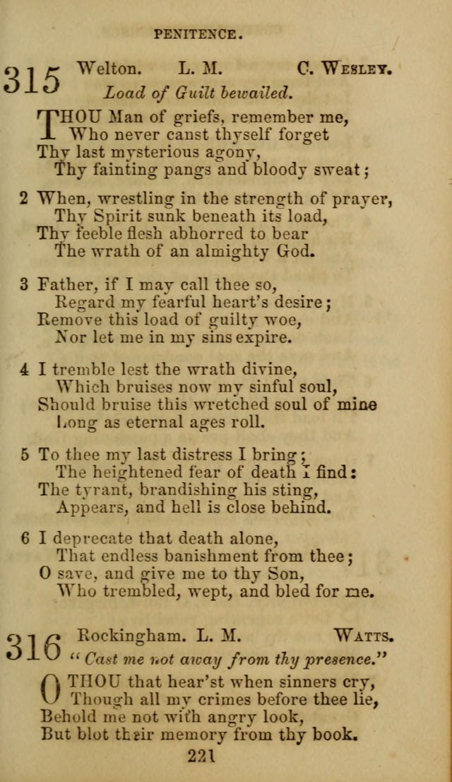 Hymn Book of the Methodist Protestant Church. (11th ed.) page 223