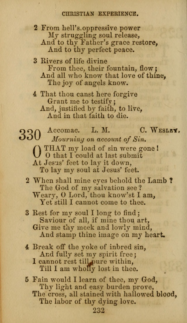 Hymn Book of the Methodist Protestant Church. (11th ed.) page 234