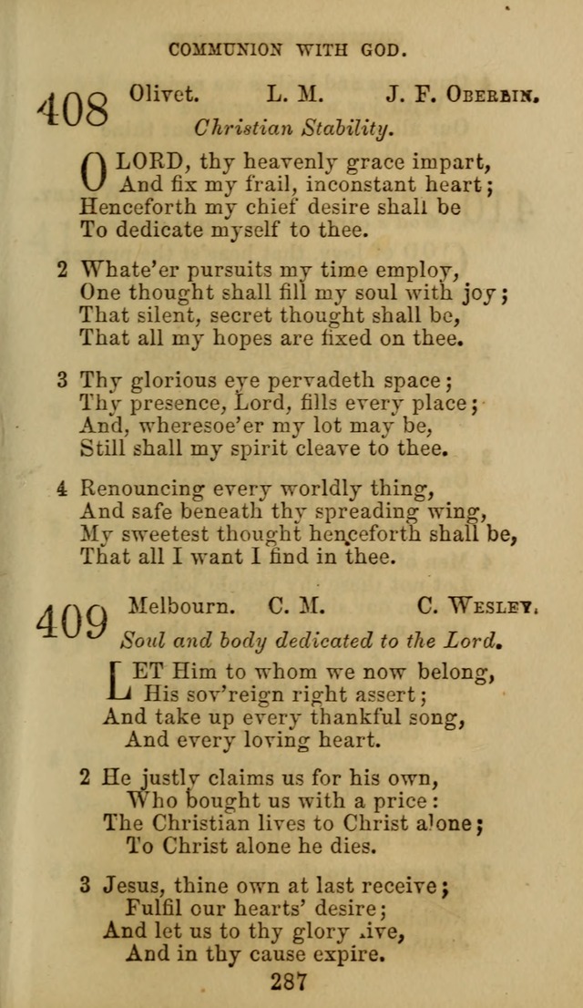 Hymn Book of the Methodist Protestant Church. (11th ed.) page 289