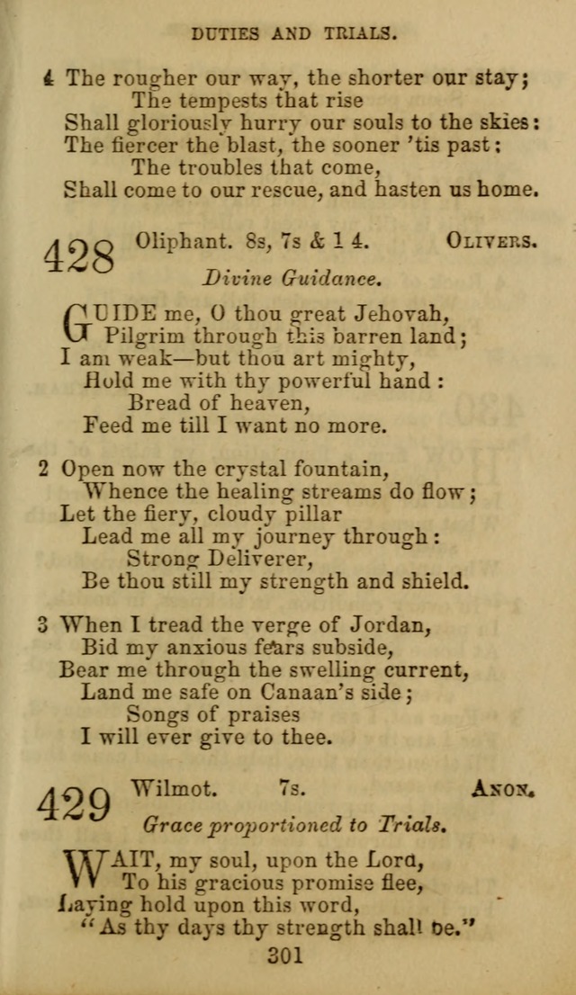 Hymn Book of the Methodist Protestant Church. (11th ed.) page 303