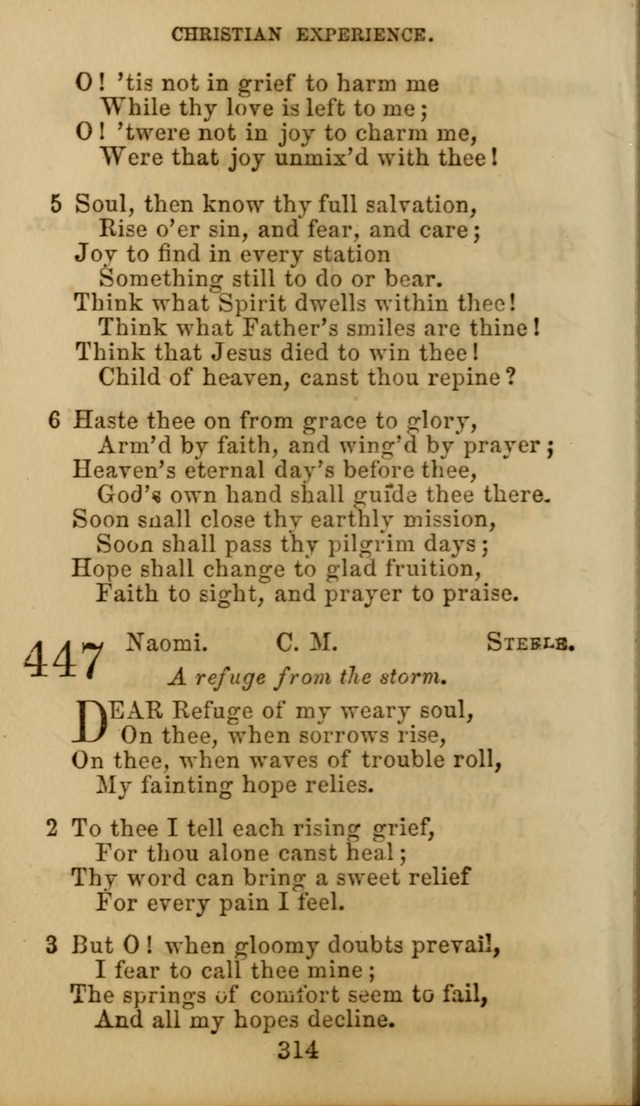 Hymn Book of the Methodist Protestant Church. (11th ed.) page 316