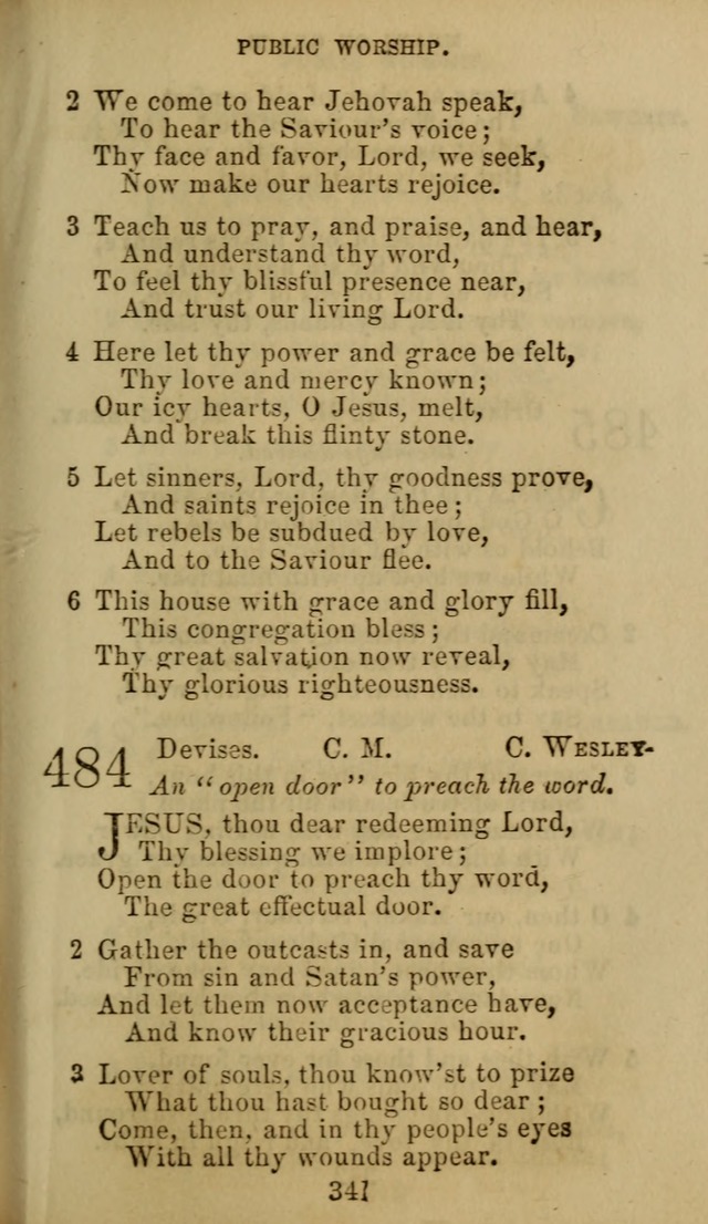 Hymn Book of the Methodist Protestant Church. (11th ed.) page 343