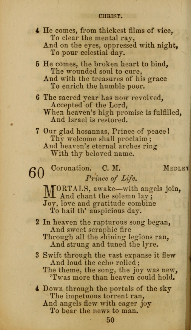 Hymn Book of the Methodist Protestant Church. (11th ed.) page 52