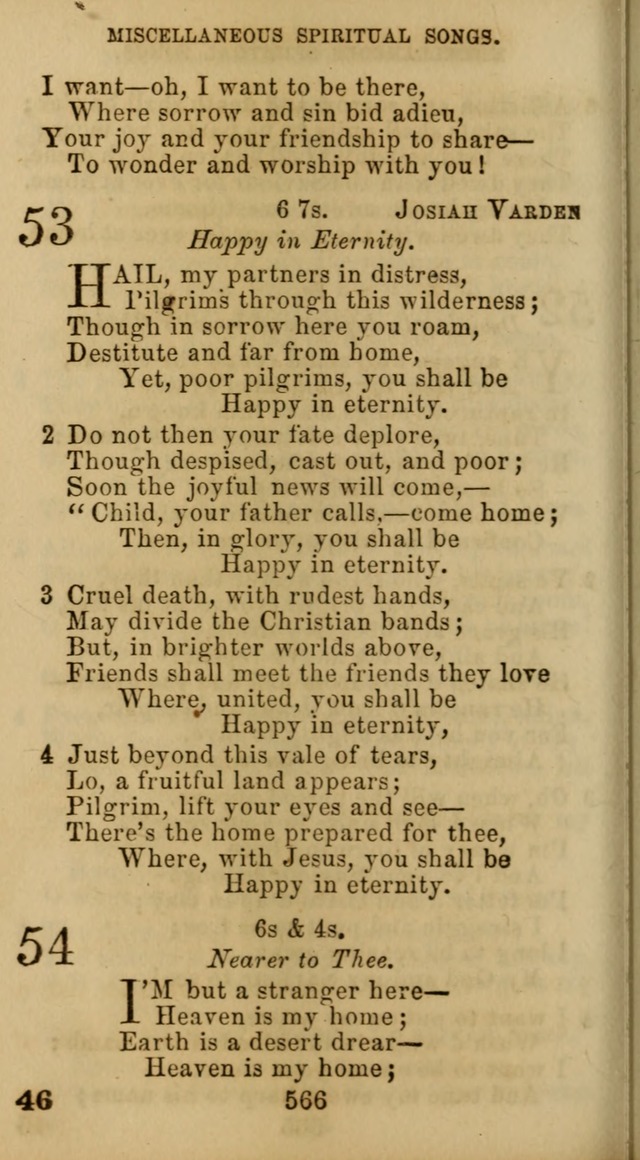 Hymn Book of the Methodist Protestant Church. (11th ed.) page 582