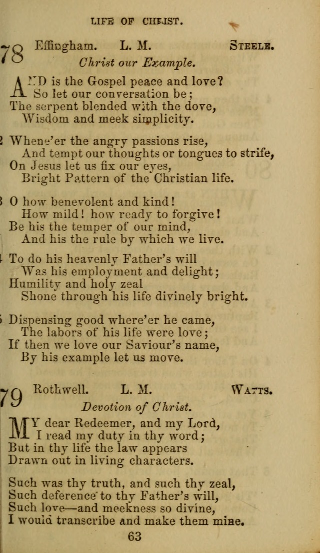 Hymn Book of the Methodist Protestant Church. (11th ed.) page 65