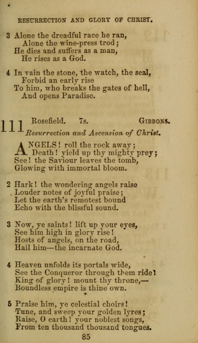 Hymn Book of the Methodist Protestant Church. (11th ed.) page 87