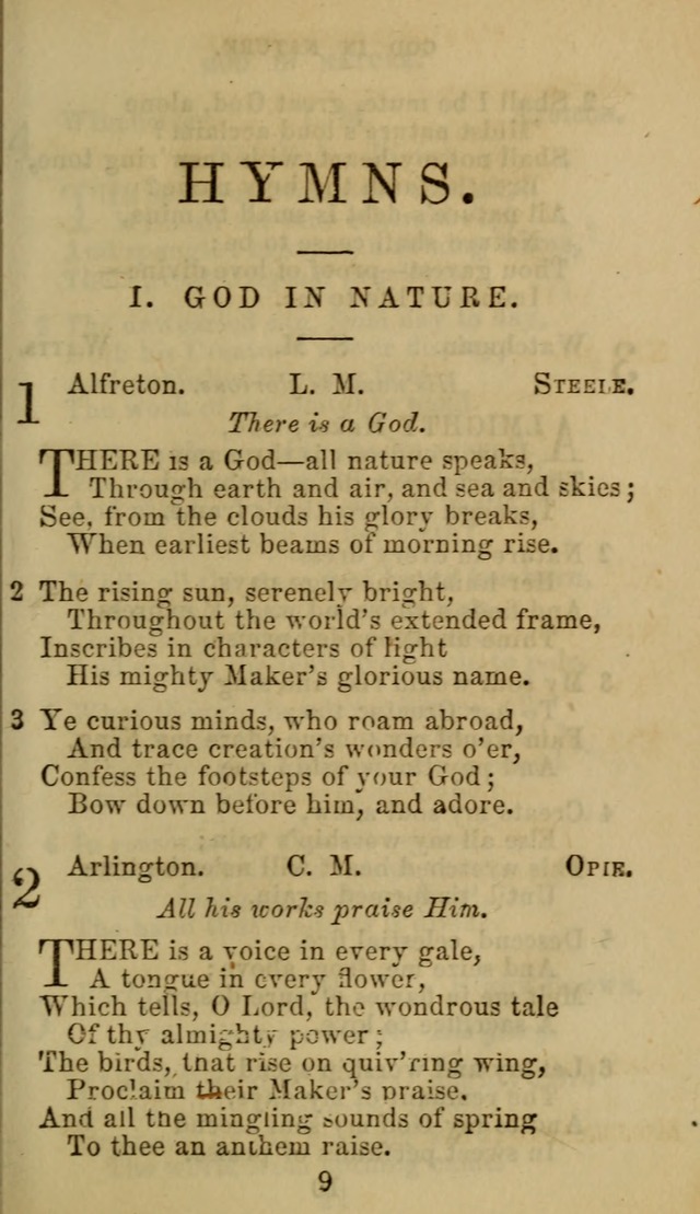 Hymn Book of the Methodist Protestant Church. (11th ed.) page 9