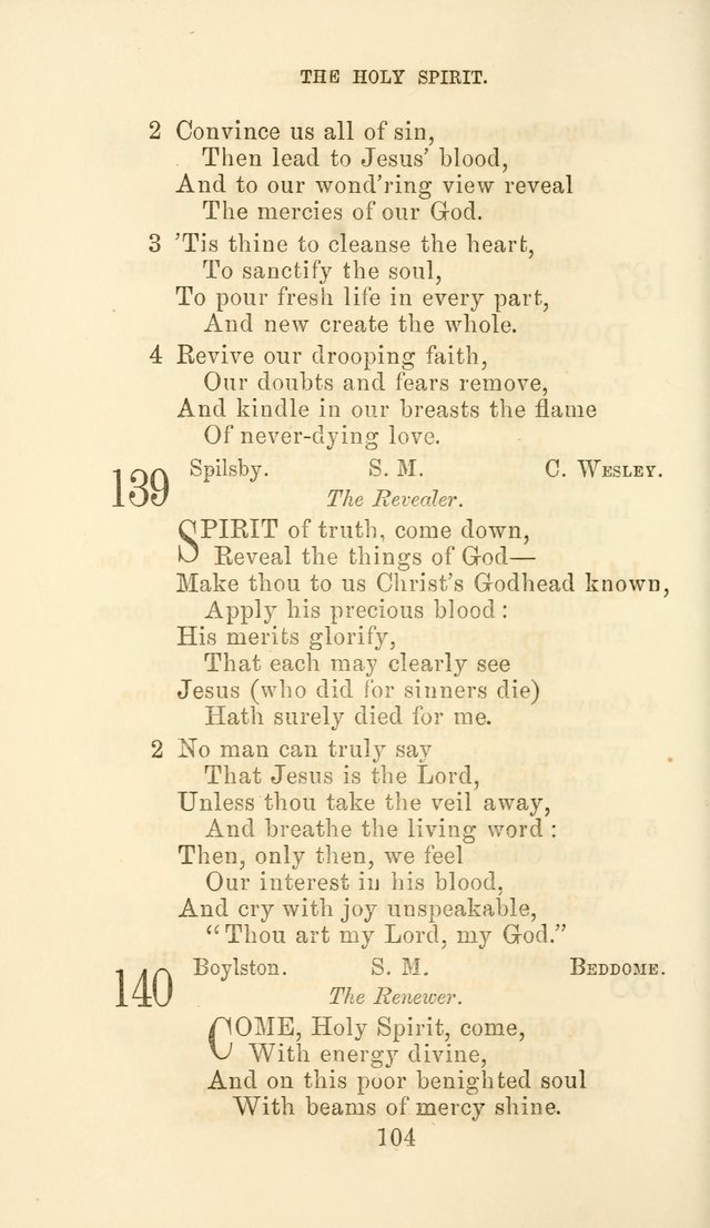 Hymn Book of the Methodist Protestant Church page 111