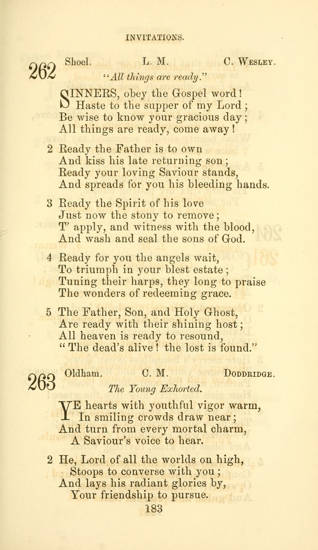 Hymn Book of the Methodist Protestant Church page 190