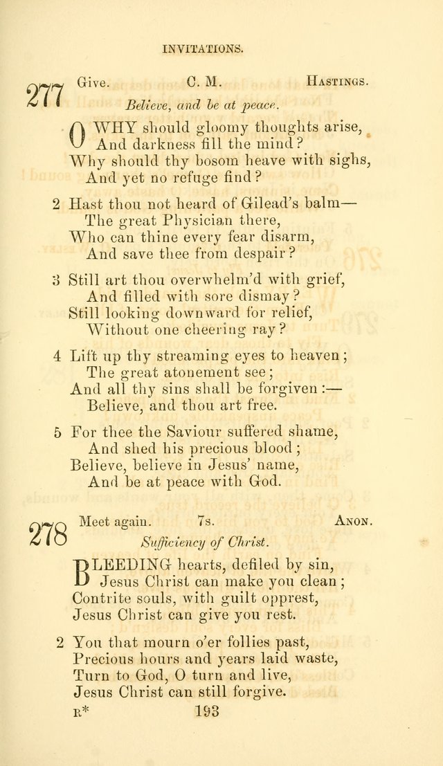 Hymn Book of the Methodist Protestant Church page 200