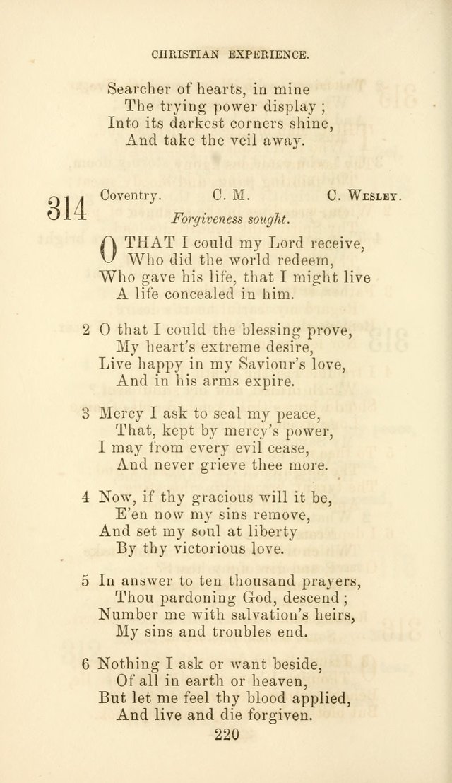 Hymn Book of the Methodist Protestant Church page 227