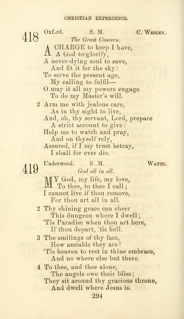 Hymn Book of the Methodist Protestant Church page 301