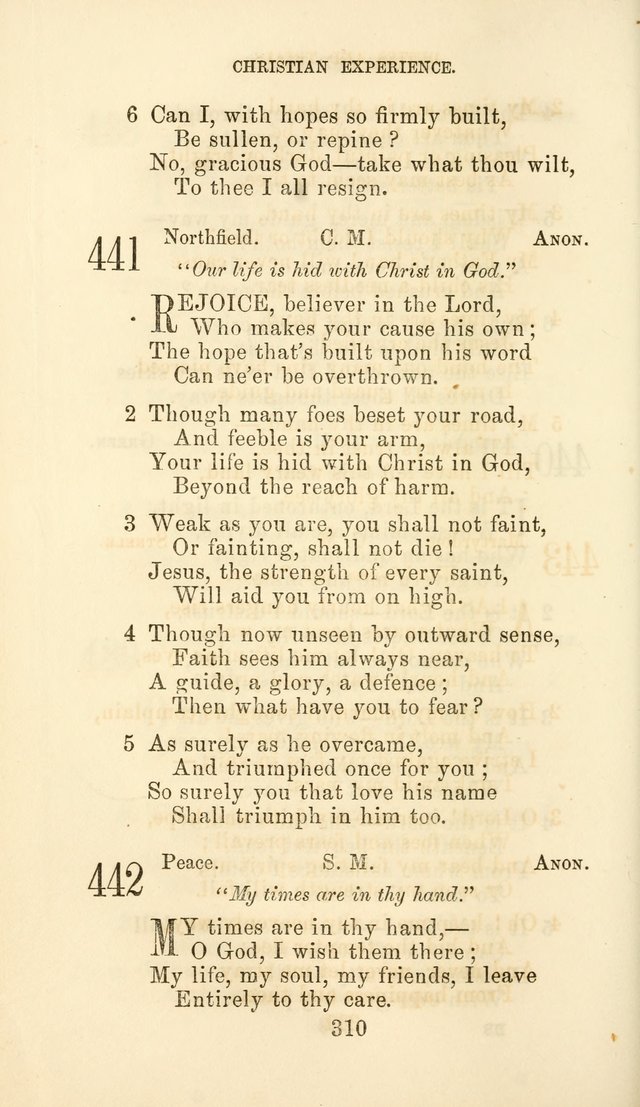 Hymn Book of the Methodist Protestant Church page 317