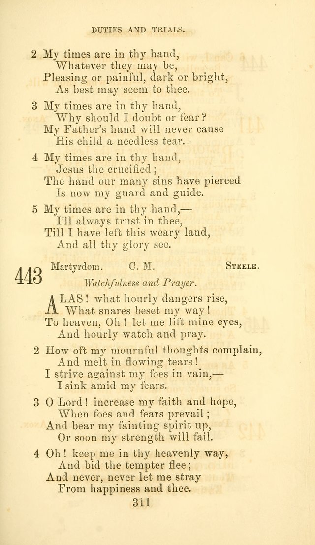 Hymn Book of the Methodist Protestant Church page 318