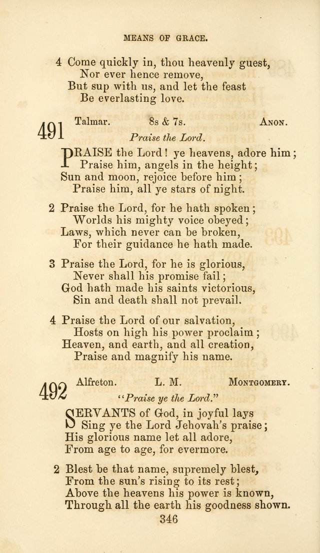 Hymn Book of the Methodist Protestant Church page 353