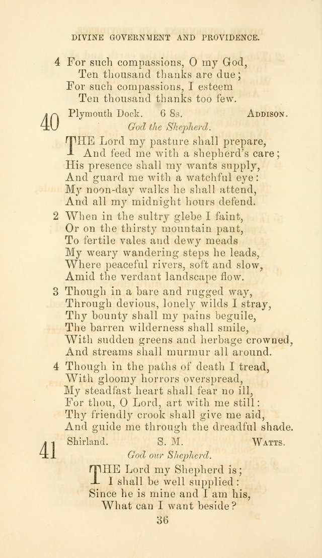 Hymn Book of the Methodist Protestant Church page 43