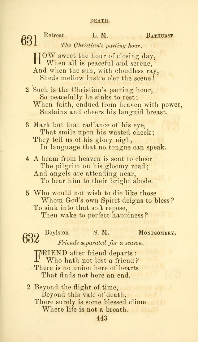 Hymn Book of the Methodist Protestant Church page 450