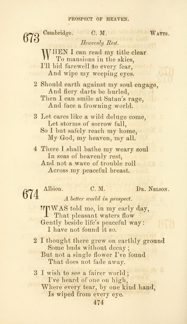 Hymn Book of the Methodist Protestant Church page 481