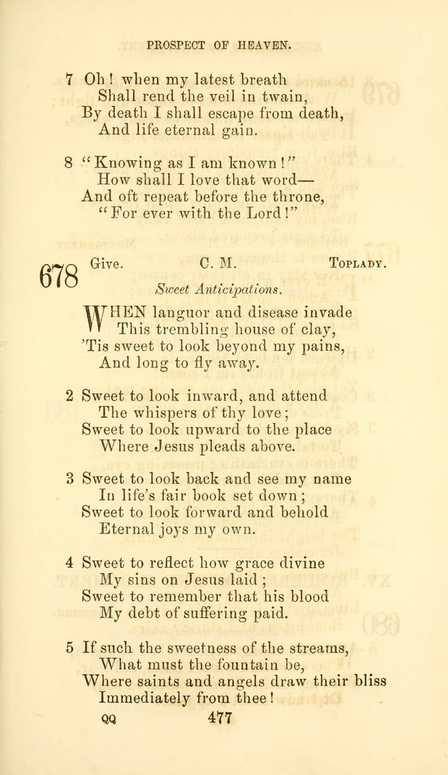 Hymn Book of the Methodist Protestant Church page 484