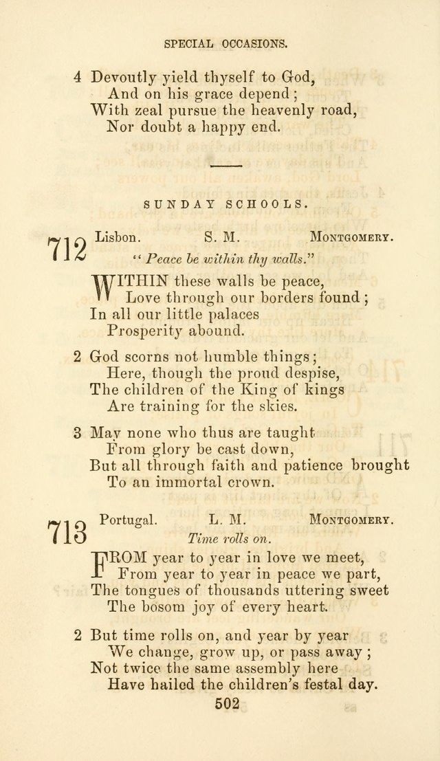 Hymn Book of the Methodist Protestant Church page 509