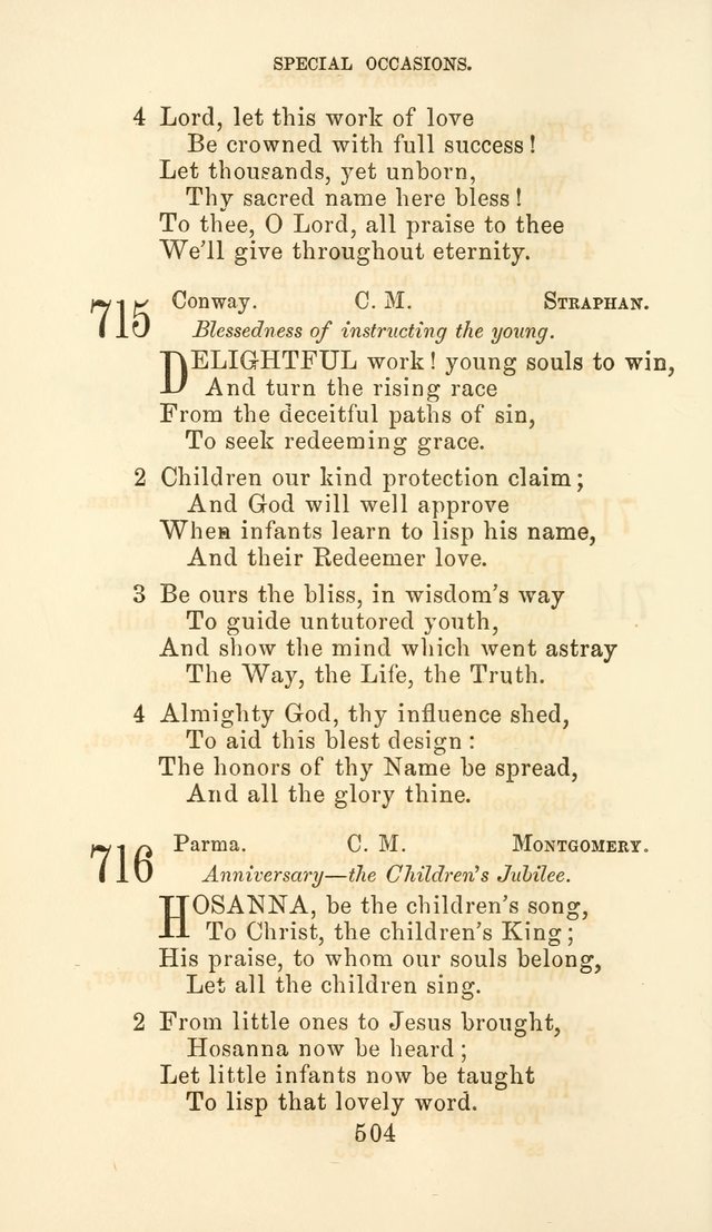 Hymn Book of the Methodist Protestant Church page 511