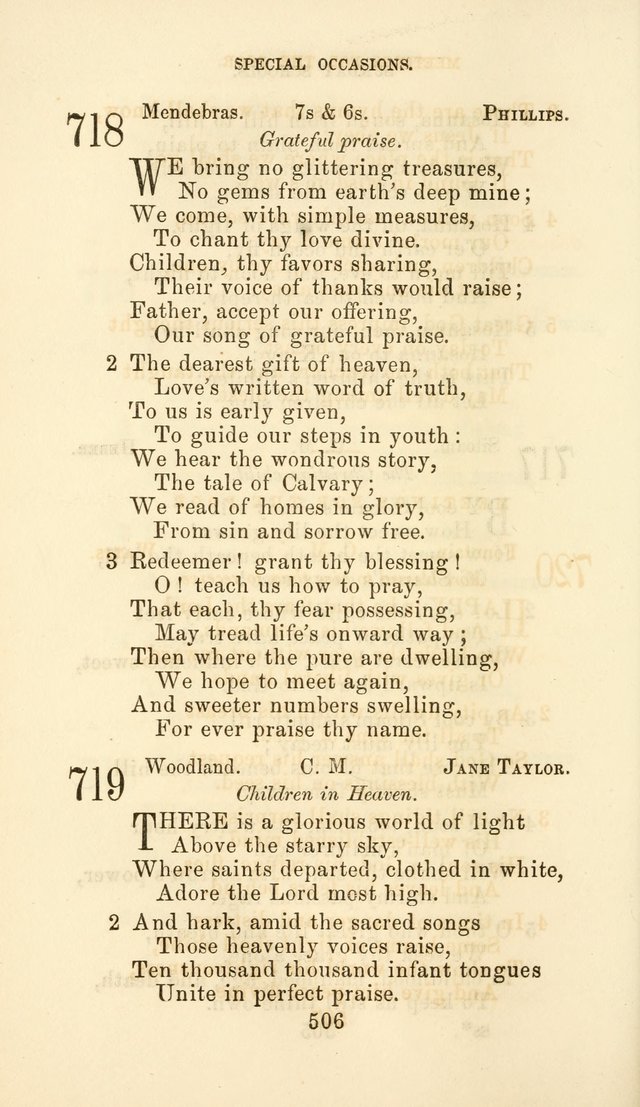 Hymn Book of the Methodist Protestant Church page 513