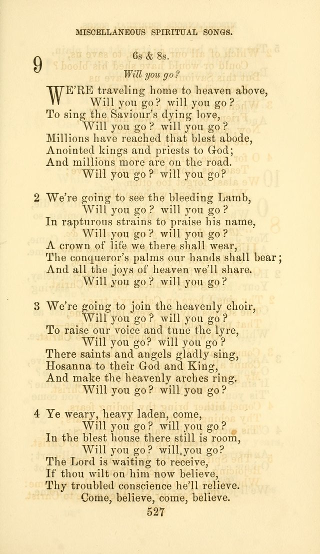 Hymn Book of the Methodist Protestant Church page 534