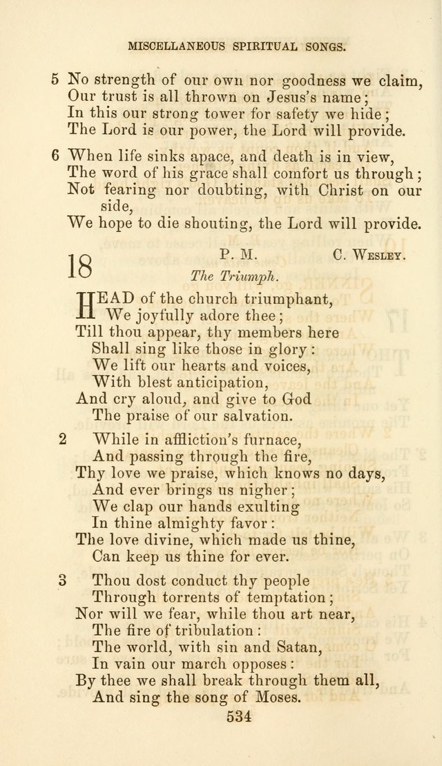 Hymn Book of the Methodist Protestant Church page 541