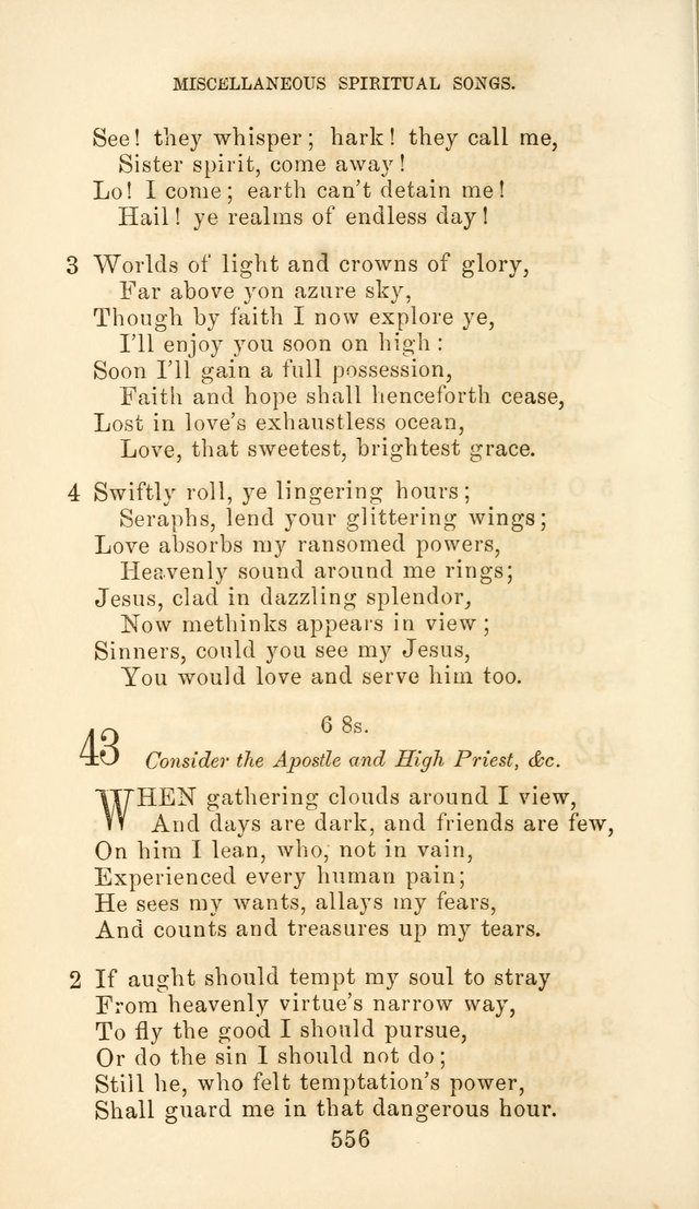 Hymn Book of the Methodist Protestant Church page 563