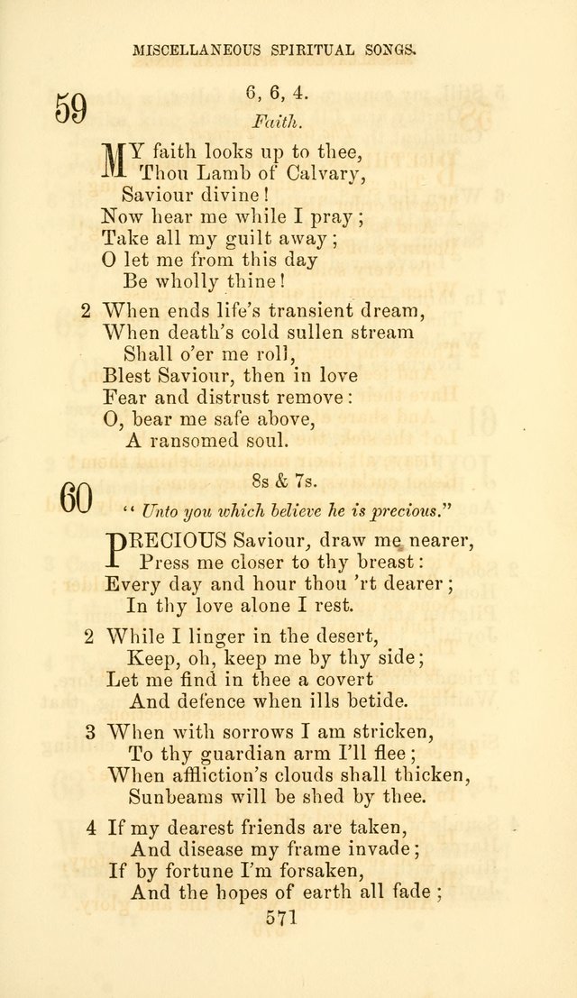 Hymn Book of the Methodist Protestant Church page 578