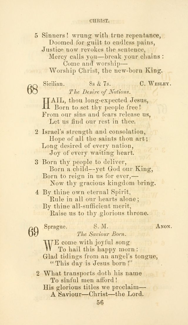 Hymn Book of the Methodist Protestant Church page 63