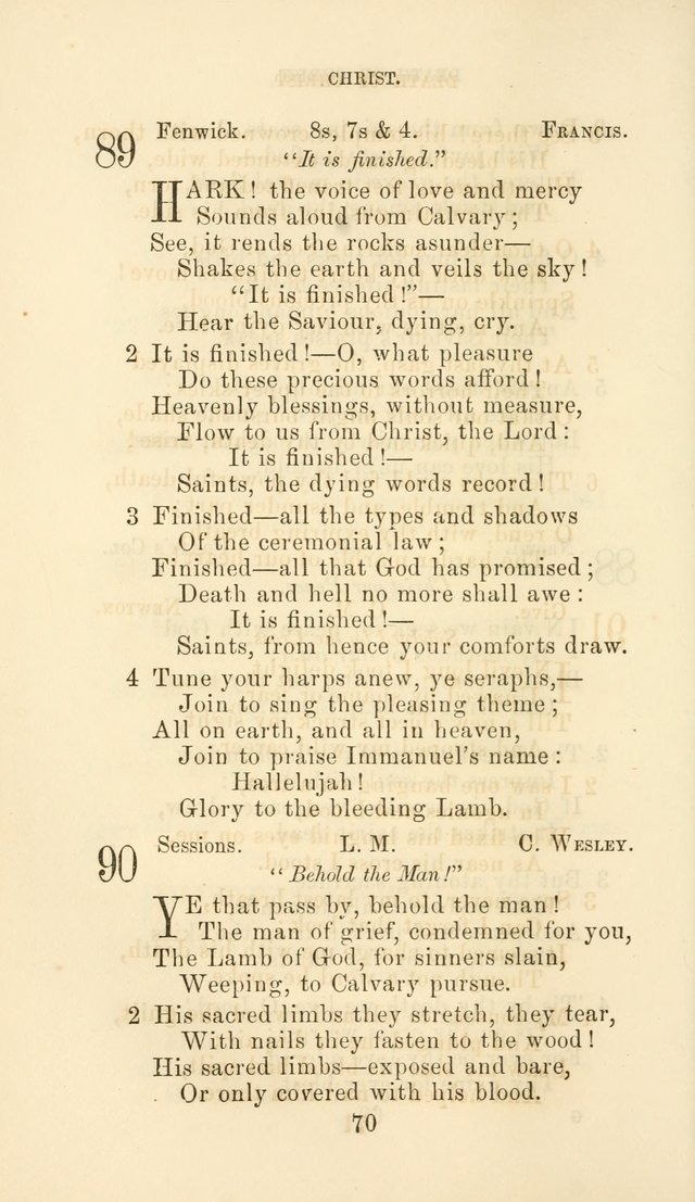 Hymn Book of the Methodist Protestant Church page 77