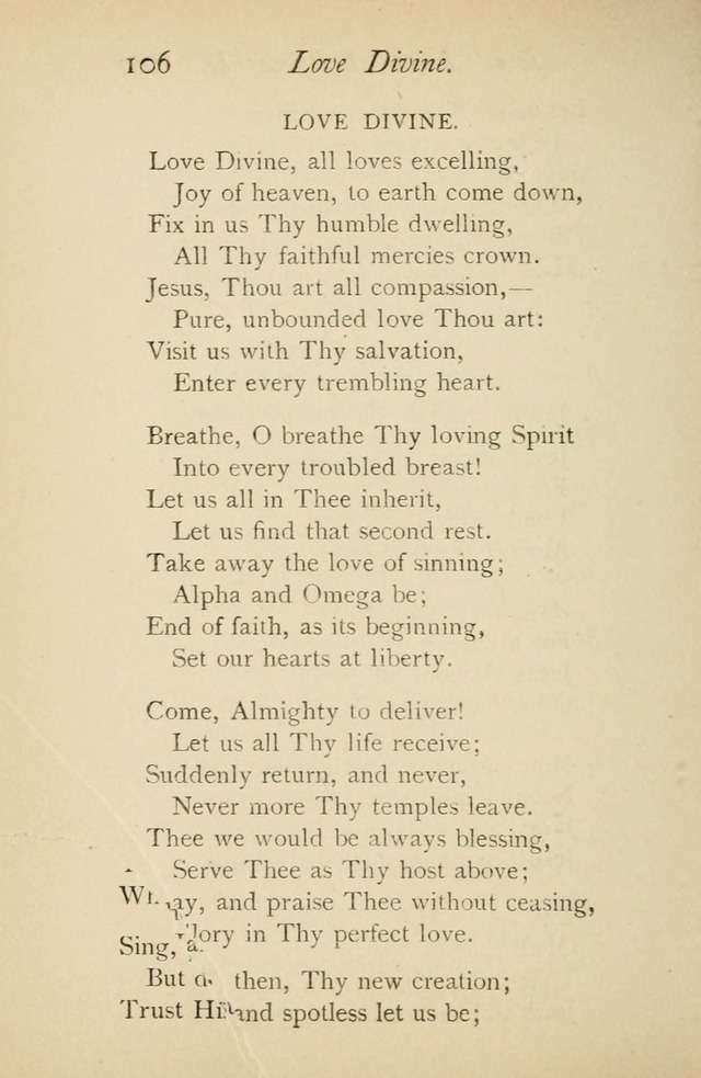 A Handy Book of Old and Familiar Hymns page 106