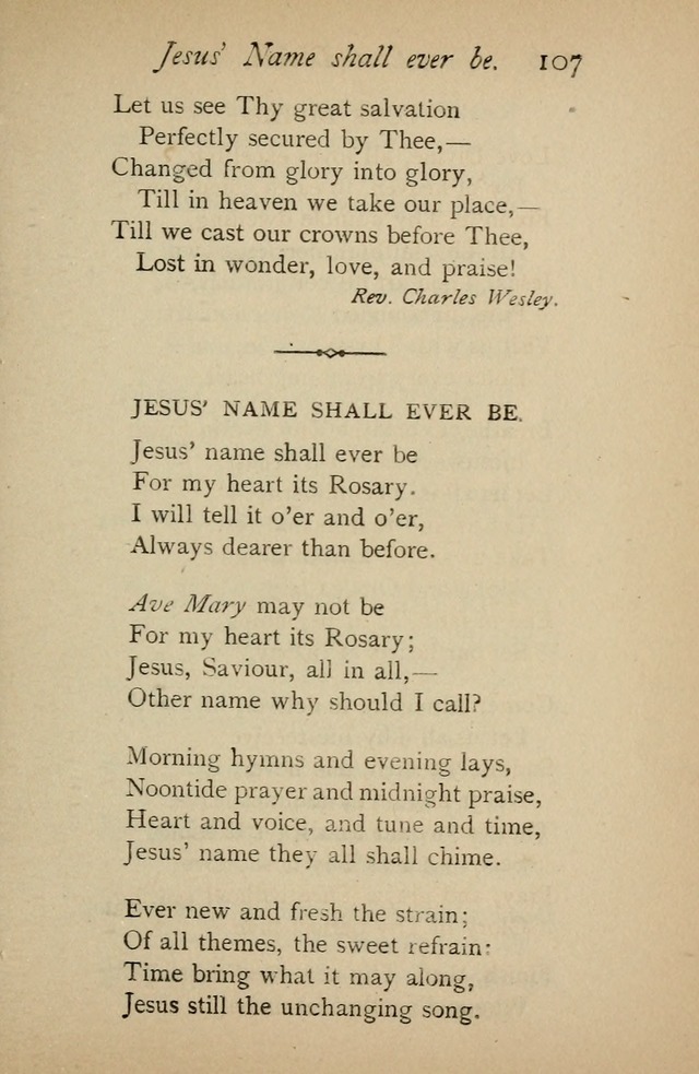 A Handy Book of Old and Familiar Hymns page 107