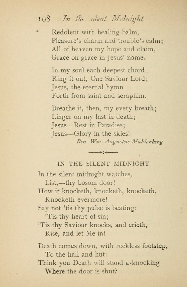 A Handy Book of Old and Familiar Hymns page 108