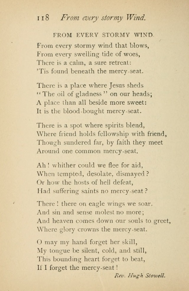 A Handy Book of Old and Familiar Hymns page 118