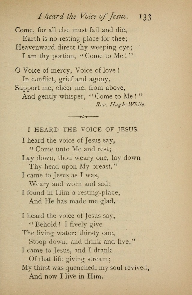 A Handy Book of Old and Familiar Hymns page 133