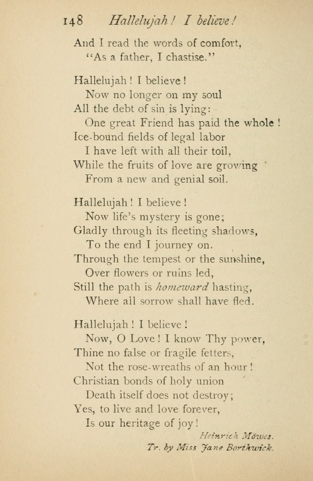 A Handy Book of Old and Familiar Hymns page 148