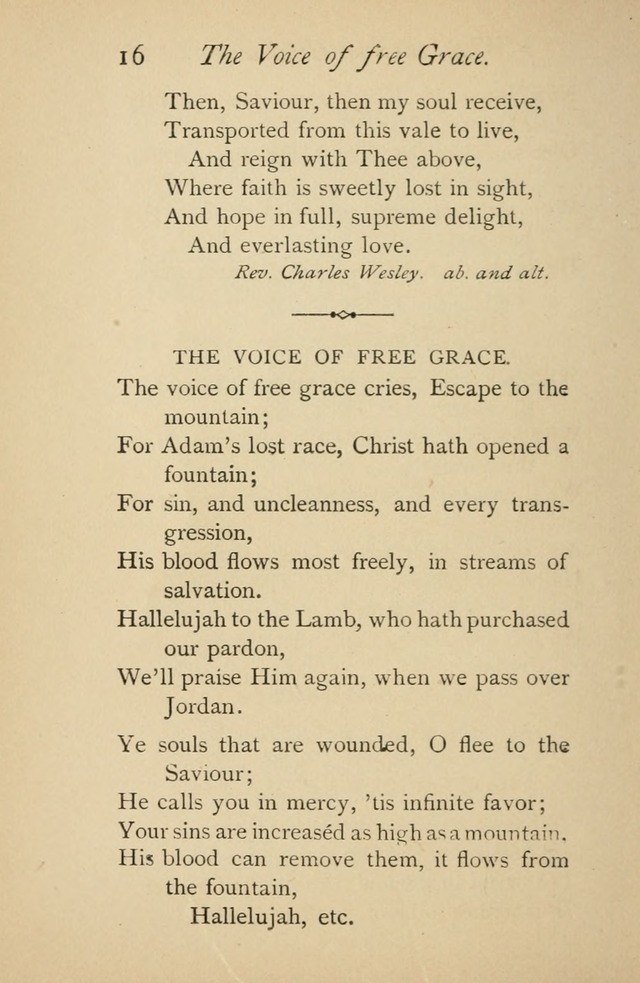 A Handy Book of Old and Familiar Hymns page 16