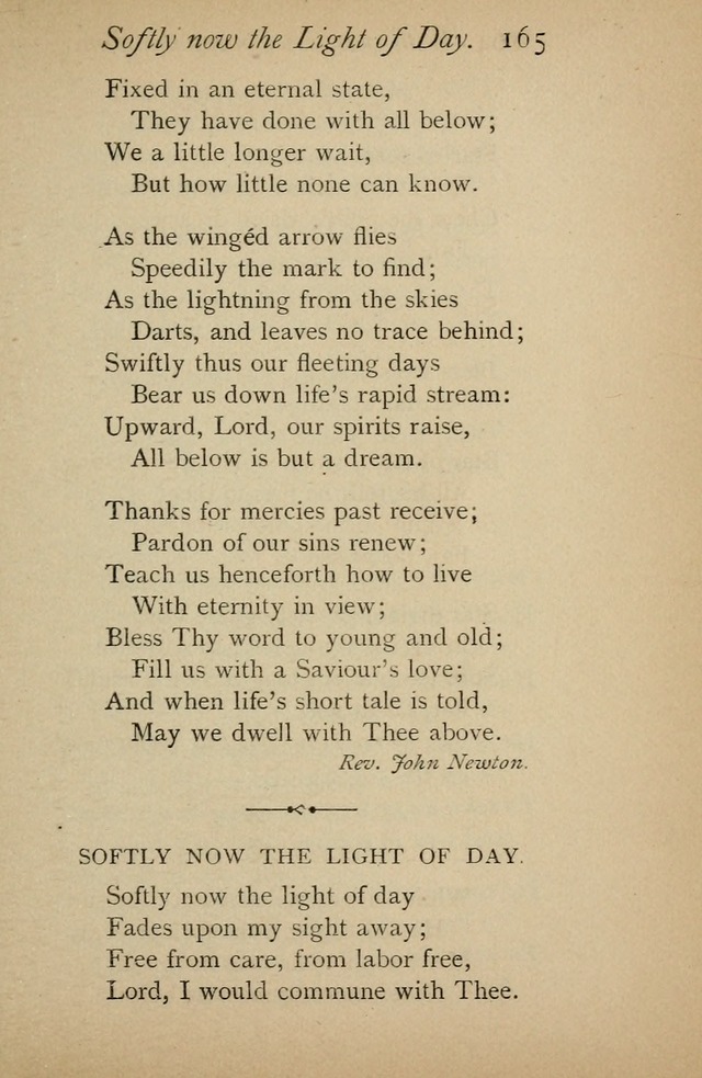 A Handy Book of Old and Familiar Hymns page 165