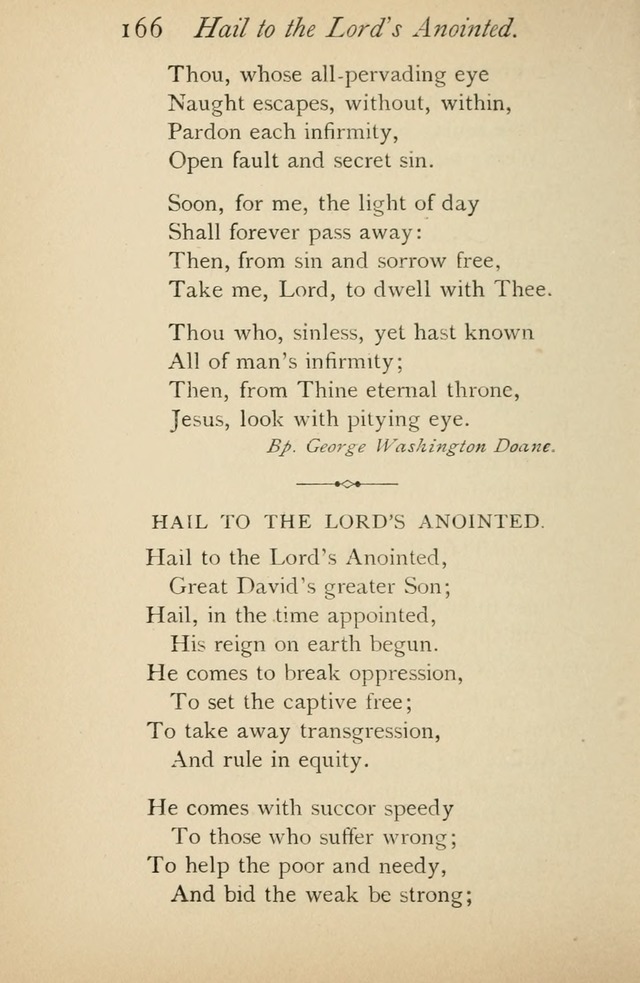 A Handy Book of Old and Familiar Hymns page 166