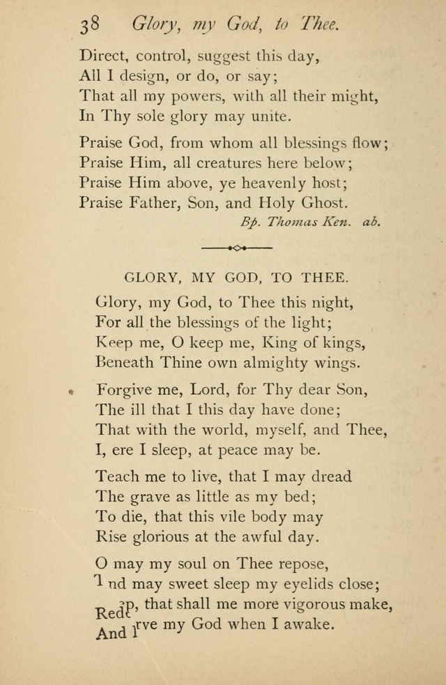 A Handy Book of Old and Familiar Hymns page 38