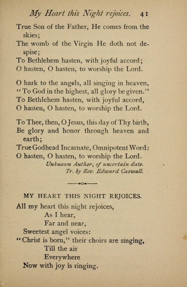 A Handy Book of Old and Familiar Hymns page 41