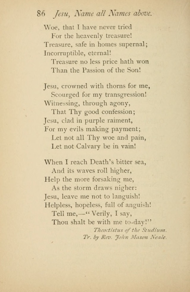 A Handy Book of Old and Familiar Hymns page 86