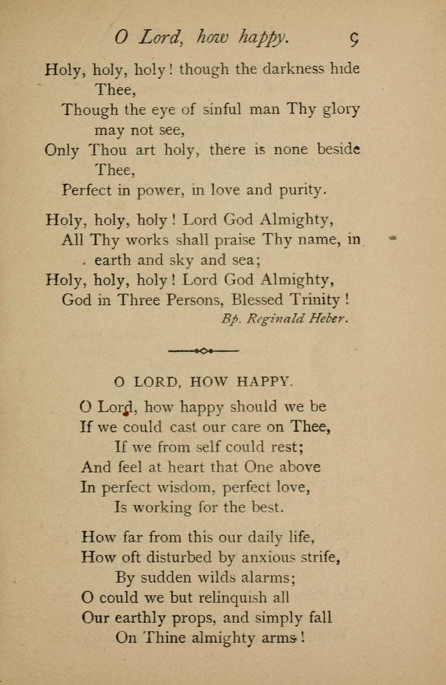 A Handy Book of Old and Familiar Hymns page 9