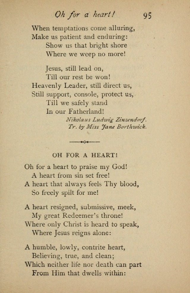 A Handy Book of Old and Familiar Hymns page 95