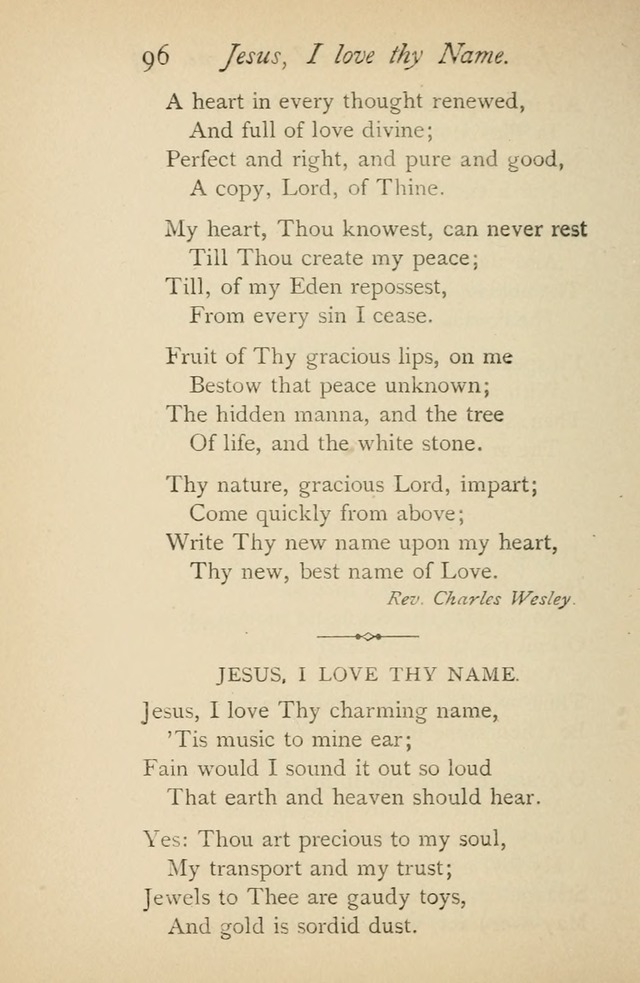 A Handy Book of Old and Familiar Hymns page 96