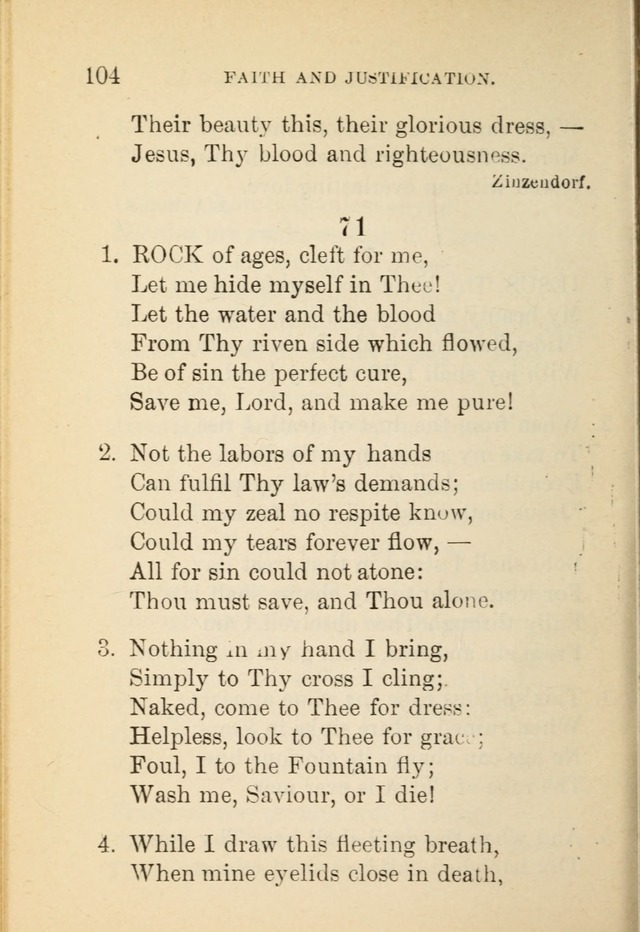 Hymn Book: for the use of Evangelical Lutheran schools and congregations page 108