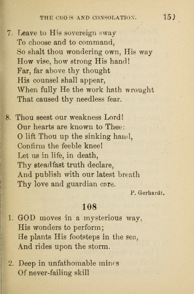 Hymn Book: for the use of Evangelical Lutheran schools and congregations page 165